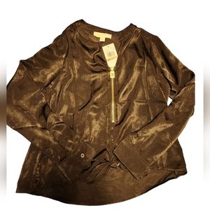 NWT MICHAEL Michael Kors Women's 1/2 Zip Pullover - Size Small